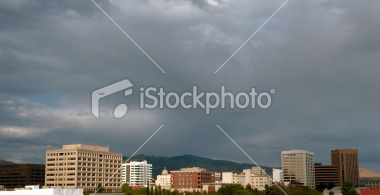 Downtown Boise, Idaho Skyline Stock Image Downtown Boise, Idaho Skyline Stock Image